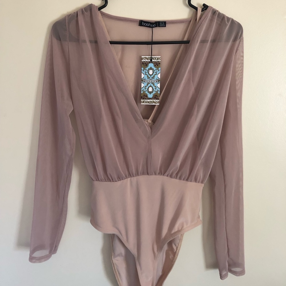 blush body suit